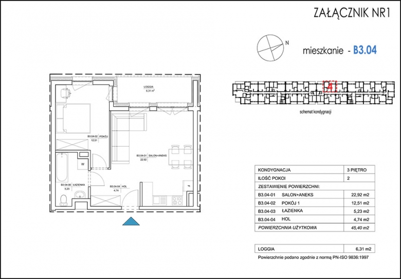 Apartament nr. B3.04